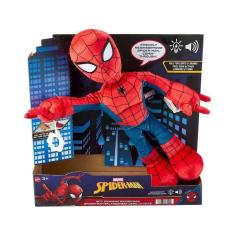 Pelúcia Interativa Homem Aranha Balança / Som Mattel