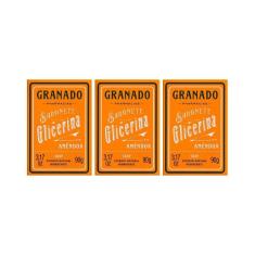 Sabonete Granado 90G Glicerina Amendoa-Kit C/3Un