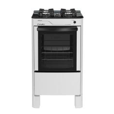 Fogão Esmaltec Jade Glass 4 Bocas Branco