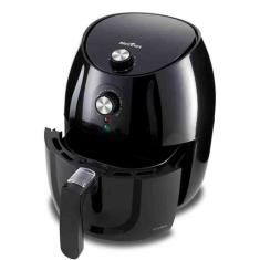 fritadeira air fryer britania 4,1L sem oleo inox BFR10p 220v, Preto, 2