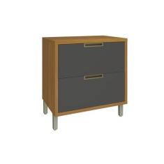 Balcão Cozinha p/Cooktop Imperatriz 1 Porta e 1 Gaveta c/ Tampo 80cm F