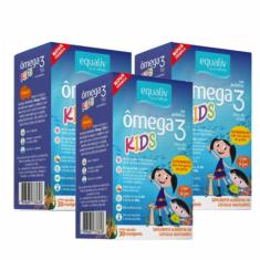 Kit 3 Ômega 3 Pro Kids Concentrado Infantil Epa Dha Equaliv, Laranja c