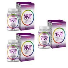 3x Artrofive Colágeno Tipo II, Cálcio, Magnésio, Vit D3 e k2 60 Capsul