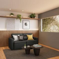 Sofá 3 Lugares Retrátil e Reclinavél Bochum Suede Grafite 180 cm