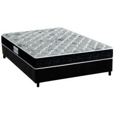 Cama Box Casal: Colchão Anatômico Probel D45/Ep Prodormir Advanced Tech2000 + Base Black(138X188)