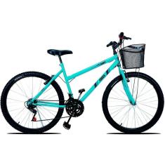 Bicicleta Feminina Forss Anny Aro 26 C/cestinha 18 Marchas-Feminino