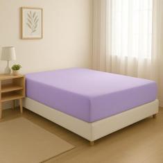 Lençol de cama King Avulso 400 Fios Com Elástico 100% algodao com elas