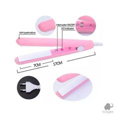 Mini Chapinha Portátil Prancha De Bolsa Viagem Bivolt