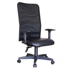 Cadeira Para Escritório Encosto Em Tela Mesh Peruggia Preto