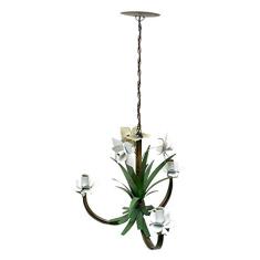 Pendente de Flores Artesanal para Quarto de Casal e Solteiro 03 Bocas