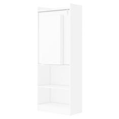 Escrivaninha/mesa Retrátil Com Armário Branca
