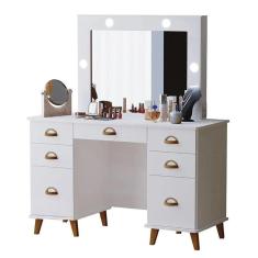 Penteadeira Camarim New Seul sem Banqueta - Móveis Luapa