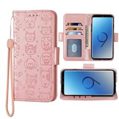 FDCWTSH Compatível com LG G8 ThinQ Capa carteira alça de pulso couro flip porta-cartão suporte acessórios de celular Folio capa de telefone para LGG8 Thin Q G 8 LG8 G8thinq LGG8thinq 8G feminino M