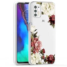 Zoeirc Capa para Moto G Stylus 2021 (não serve para a versão 2020), capa transparente Motolora G Stylus para meninas, capa protetora transparente à prova de choque de TPU para Motolora Moto G Stylus