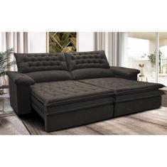 Sofá Retrátil e Reclinável 2,32m Molas Ensacadas Cama inBox Alemanha d