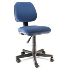 Cadeira Secretária com Braços Linha Safira Azul - Design Office