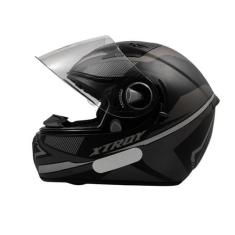 Capacete Moto Ebf Xtroy Com Óculos Interno Fumê + Narigueira - EBF Cap
