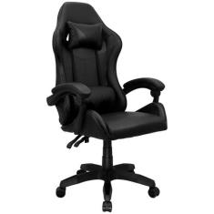 Cadeira Gamer Couro Giratória TR-MÁX - Lianto Decor, Preto