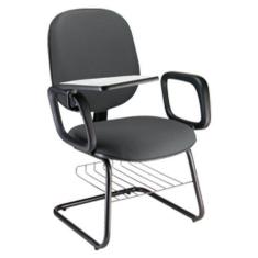 Cadeira Universitária com prancheta para Escolas Linha Uno Marrom