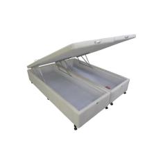 Cama Box Baú King Vellus (193x203x35) - Castor