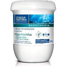 Creme de massagem algas marinhas e centella asiática dágua natural 650