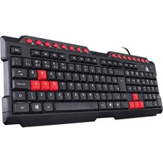 Teclado Gamer Dragon, Vinik, Teclados, Preto/ Vermelho