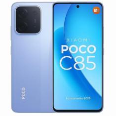 Smartphone Celular Xiaomi POCO C85, 128GB, 6GB RAM, Tela 6,9 LCD 120Hz