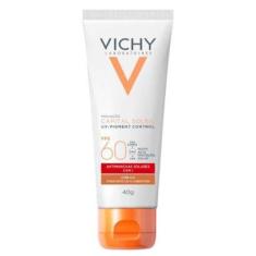 Protetor Solar Facial com Cor Vichy Capital Soleil - UV Pigment Control FPS60 4.0-Unissex