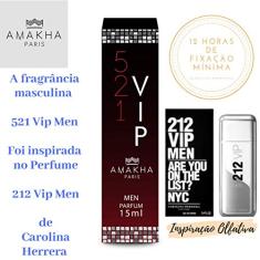 Perfume Masculino de Bolso 521 VIP Men Amakha Paris