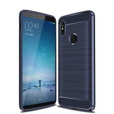 Capa para Xiaomi Redmi Note 5, capa de material de fibra de carbono, macia, antiderrapante macia, anti-impressão digital, capa totalmente protetora para Xiaomi Redmi Note 5