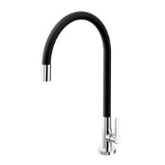 Torneira Para Cozinha De Mesa Galiflex Preta Docol, Cromada e Preto