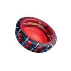 Piscina Infantil Inflável 2 Anéis Homem Aranha 48 Litros