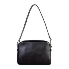 Bolsa quadrada de couro liso Daiana-Feminino