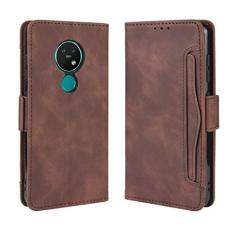 For Nokia 7.2/6.2 Wallet Style Skin Feel Pattern Leather Case ，with Separate Card Slot