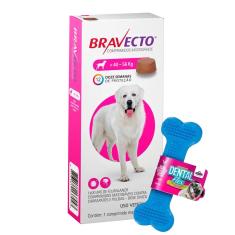 Bravecto Antipulgas Caes 40 A 56kg + Brinde