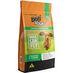 Ração Seca Dog Power Dogs Can Fly Frango e Arroz para Cães Adultos Raças Pequenas - 3 Kg