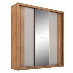 Guarda Roupa Casal 3 Portas Moema Amendola Touch/nude - Demóbile