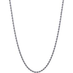 Cordão Masculino Baiano Com 60 Cm De Comprimento Aço Inox - Lú Acessór