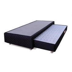 Cama Box Solteirão + Colchão Auxiliar Espuma D28 Bicama BF Colchões 97