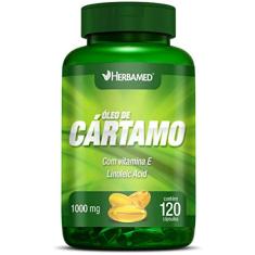 Herbamed Óleo De Cártamo Com Vitamina E - 120 Cápsulas -