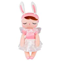Boneca Infantil Metoo Angela Angel Rosa  c/ Sacola