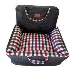 Cadeirinha Cama Carro Pet Passante Para Cinto Segurança Cão