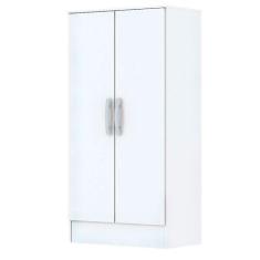Armário Multiuso Henn 2 Portas 4 Prateleiras B14, Branco