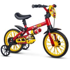 Bicicleta Infantil Aro 12 Disney Mickey Princesas Nathor A Partir De 3
