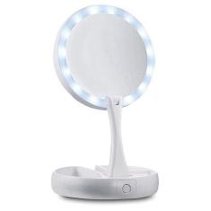 Espelho Luz Led Dobrável Maquiagem