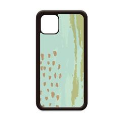Matcha Capa com estampa de plantas abstratas para iPhone 12 Pro Max para Apple Mini Mobile Case