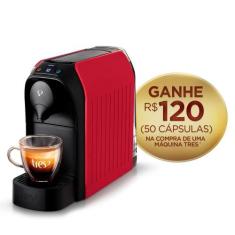 Cafeteira Espresso Passione Vermelha Automática - TRES 3 Corações, 220