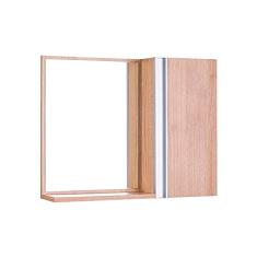 Espelho para Banheiro com Armário Carvalho Barra Vertical