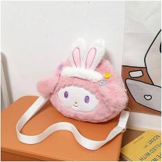 Bolsa de pelúcia TAKARA TOMY Sanrio My Melody Cinnamoroll 23cm