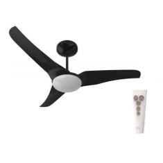 Ventilador D Teto Aliseu Controle Remoto Slim Led Preto 127V, 110V